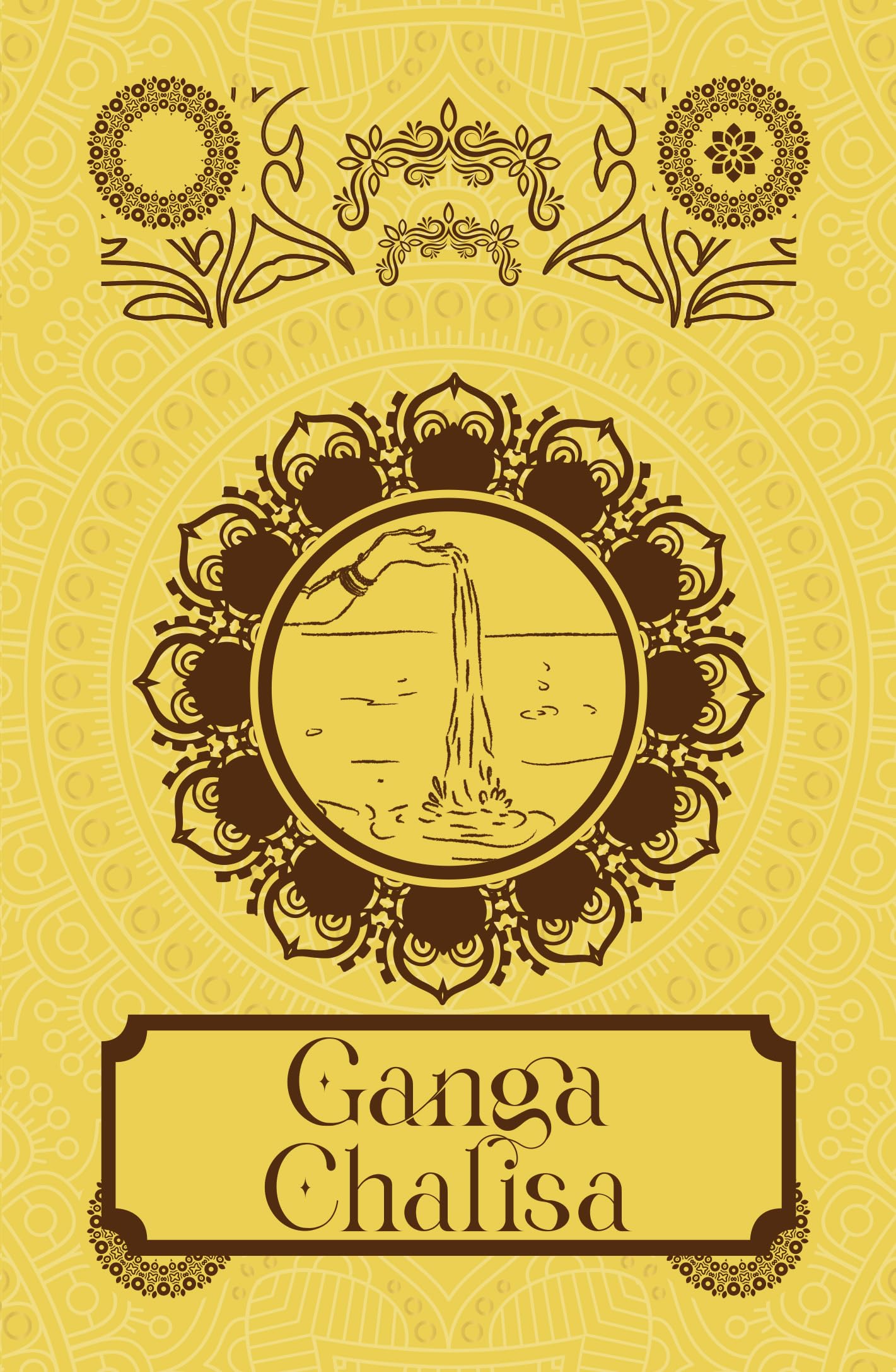 Ganga Chalisa [Premium Hardbound Edition] (In English and Hindi)