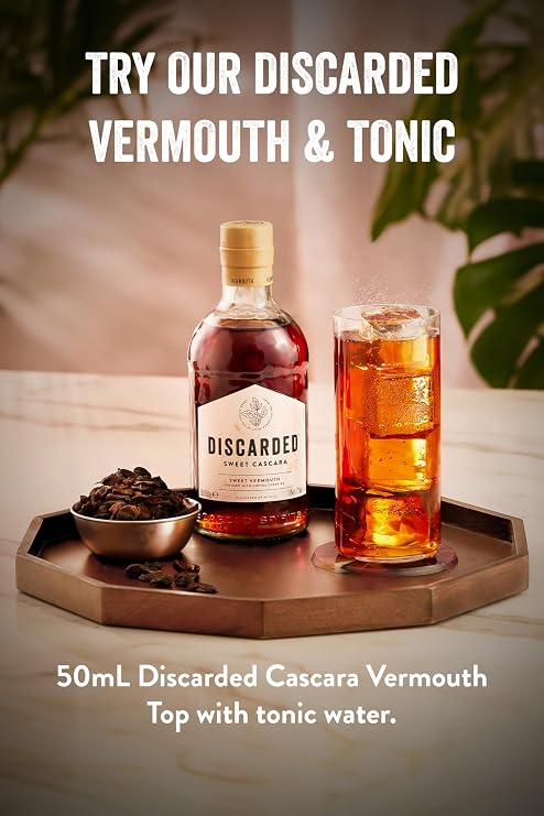 Discarded Sweet Cascara Red Vermouth I 21% vol I 50cl I Award-Winning Zero-Waste Sweet Red Vermouth
