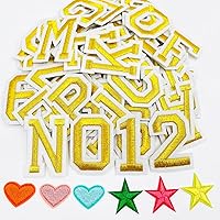 Vista 16 de Jongdari 30 piezas de números para planchar para ropa, pequeños parches de números bordados con adhesivo planchado, 3 juegos de 0-9 apliques
