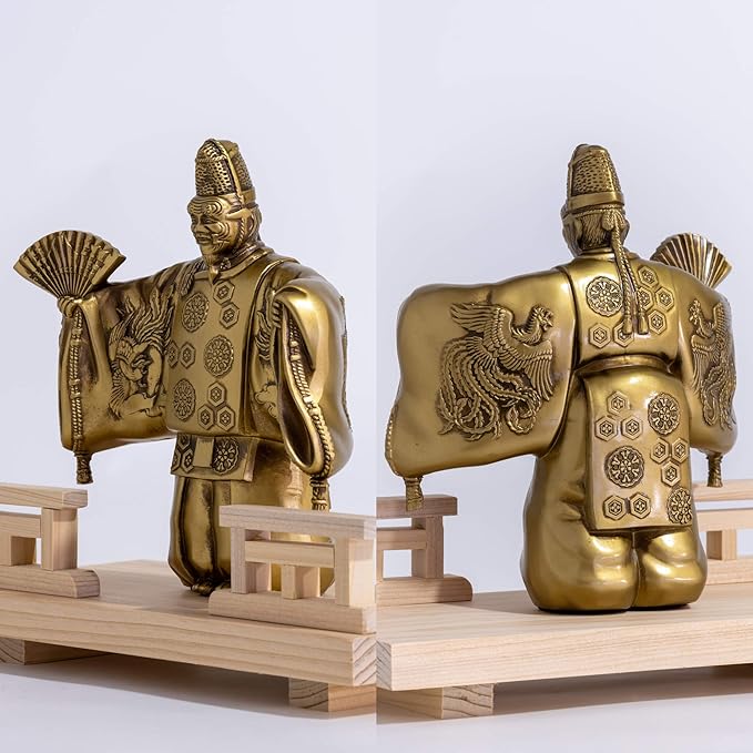 高砂　金の翁　銀の嫗　置物 高砂 金の翁 銀の嫗 置物