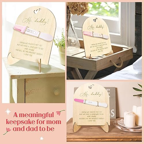 Miniatura 4 de STOFINITY Anuncio de embarazo para papá - Lindas ideas de anuncio de bebé revelación de embarazo al marido anuncio sorpresa de bebé anuncios de