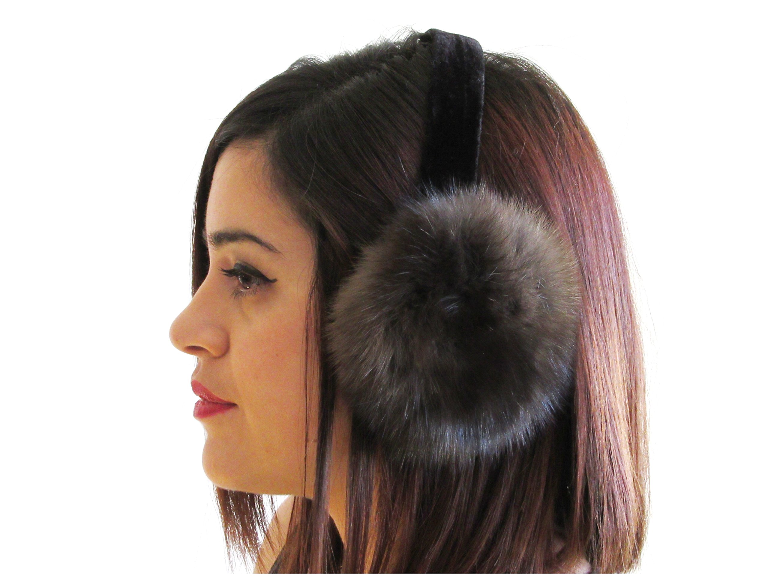 FursNewYork Natural Russian Sable Earmuffs