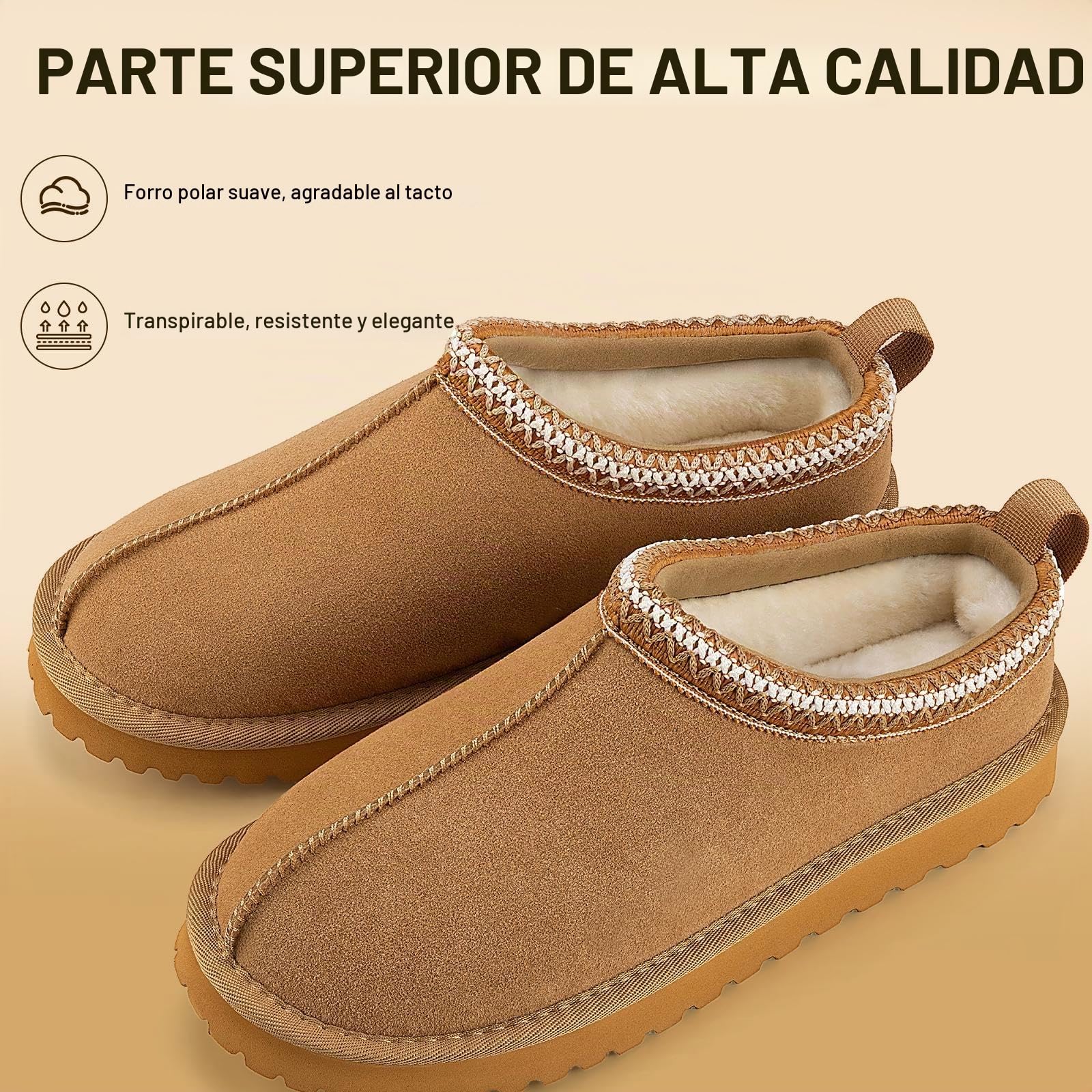 Mishansha Zapatillas Casa Mujer Cerradas Pantuflas Invierno Tallas 36-43 | Invierno Slippers, Antideslizante, Zapatillas Estar por Casa,Cálidas con Forro Pantuflas,Oficina y Trayectos