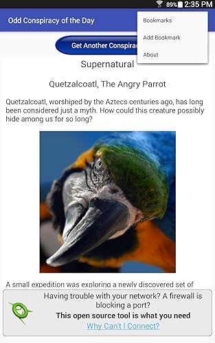 Odd Conspiracy of the Day