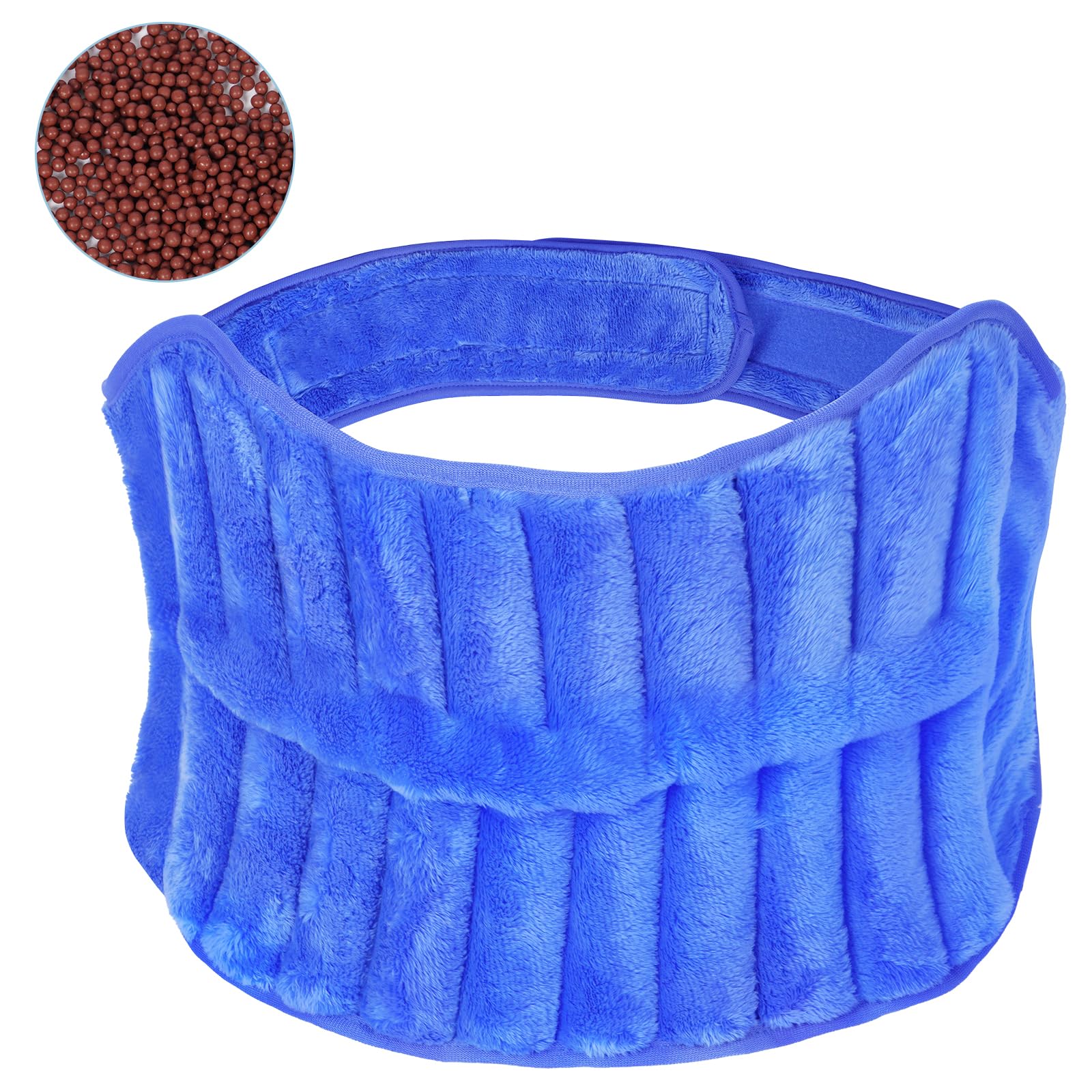 Vicloon Cuscino Termico per Microonde(25.5 x 115cm), Dotato di Cinghie Regolabili, Scaldacollo, Termico Microonde per Collo, Spalle, Schiena, Ginocchio, Sollievo dal Dolore Durante il Periodo