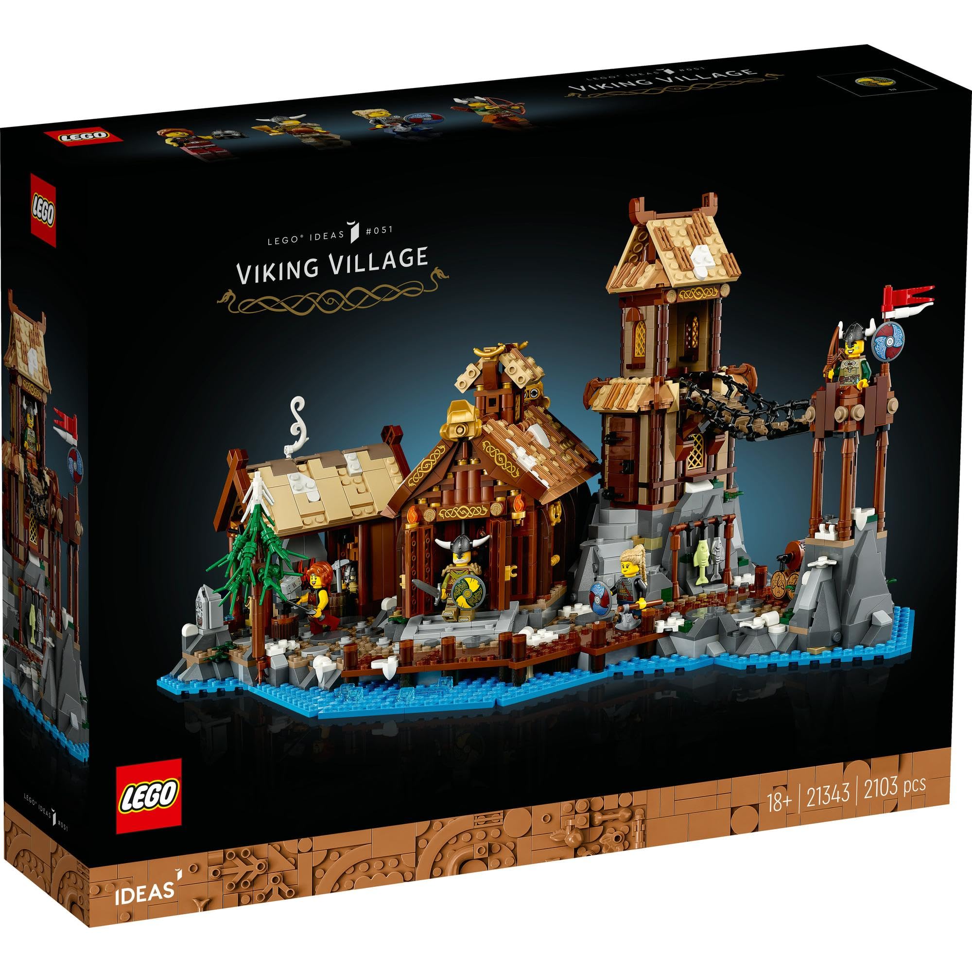 Amazon.co.jp: レゴ(LEGO) アイデア バイキングの村 おもちゃ 玩具 