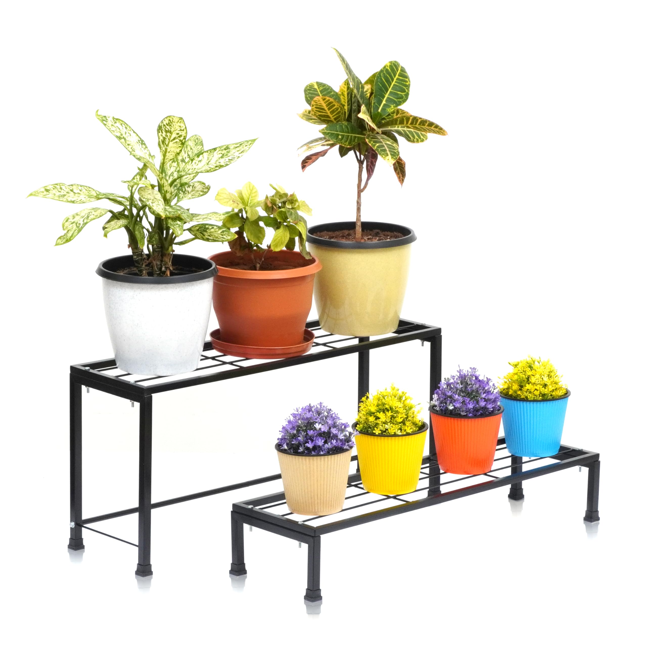 See full amazon price history chart for Living Plant Stands with Different Heights - Indoor/Outdoor Metal Planter Stands for Flower Pots - Space Saving Design - 100kg Load Capacity - Powder-Coated, Easy Assembly(Set of 2, Big & Small) Living Plant Stands with Different Heights - Indoor/Outdoor Metal Planter Stands for Flower Pots - Space Saving Design - 100kg Load Capacity - Powder-Coated, Easy Assembly(Set of 2, Big & Small) (B0CSN8Q6N4) Amazon Price History, Amazon Price Tracker