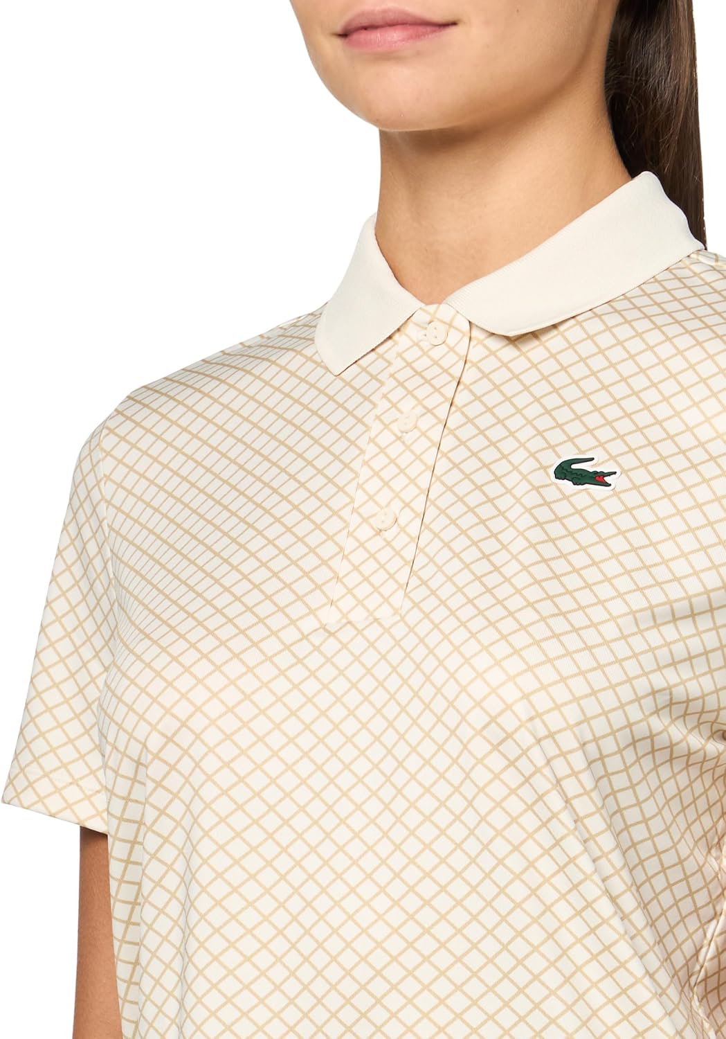 Lacoste Women's Sport Regular Fit Uv Protect Golf Polo Shirt