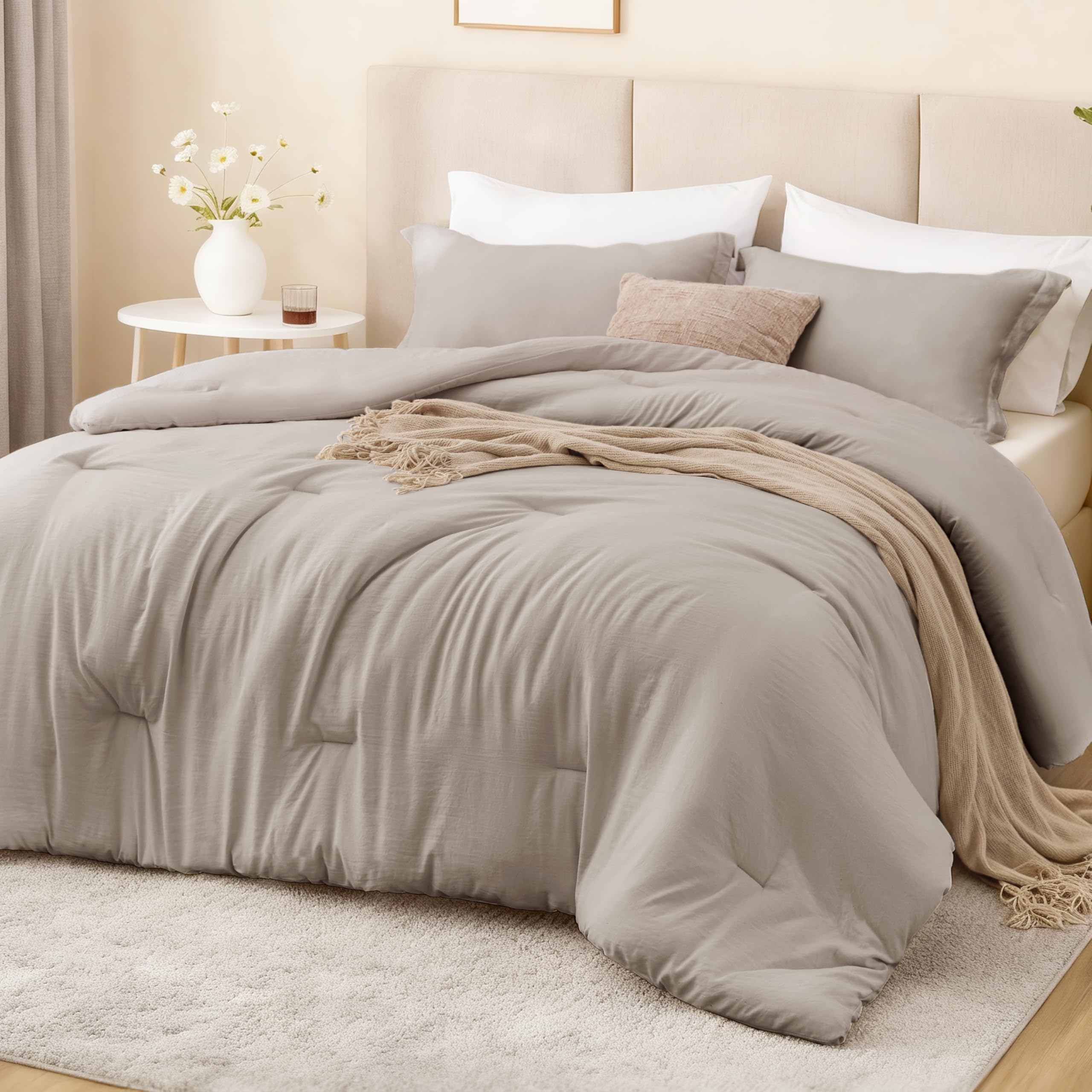 Love's cabin Burlwood Comforter Set