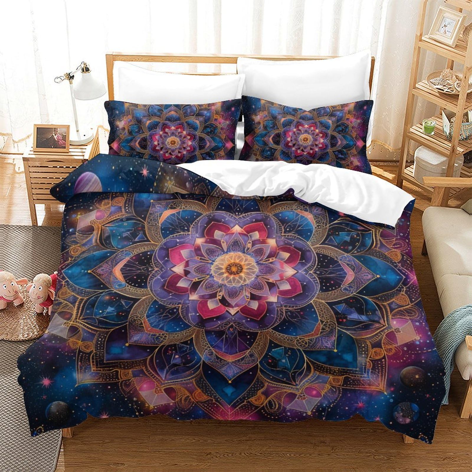 Housse de couette avec fermeture éclair parure de lit Man Bat