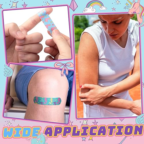 Miniatura 3 de 5 estilos de vendajes de dibujos animados para niños, tiras adhesivas flexibles, coloridas, impermeables, lindas vendas para niñas, cinta de