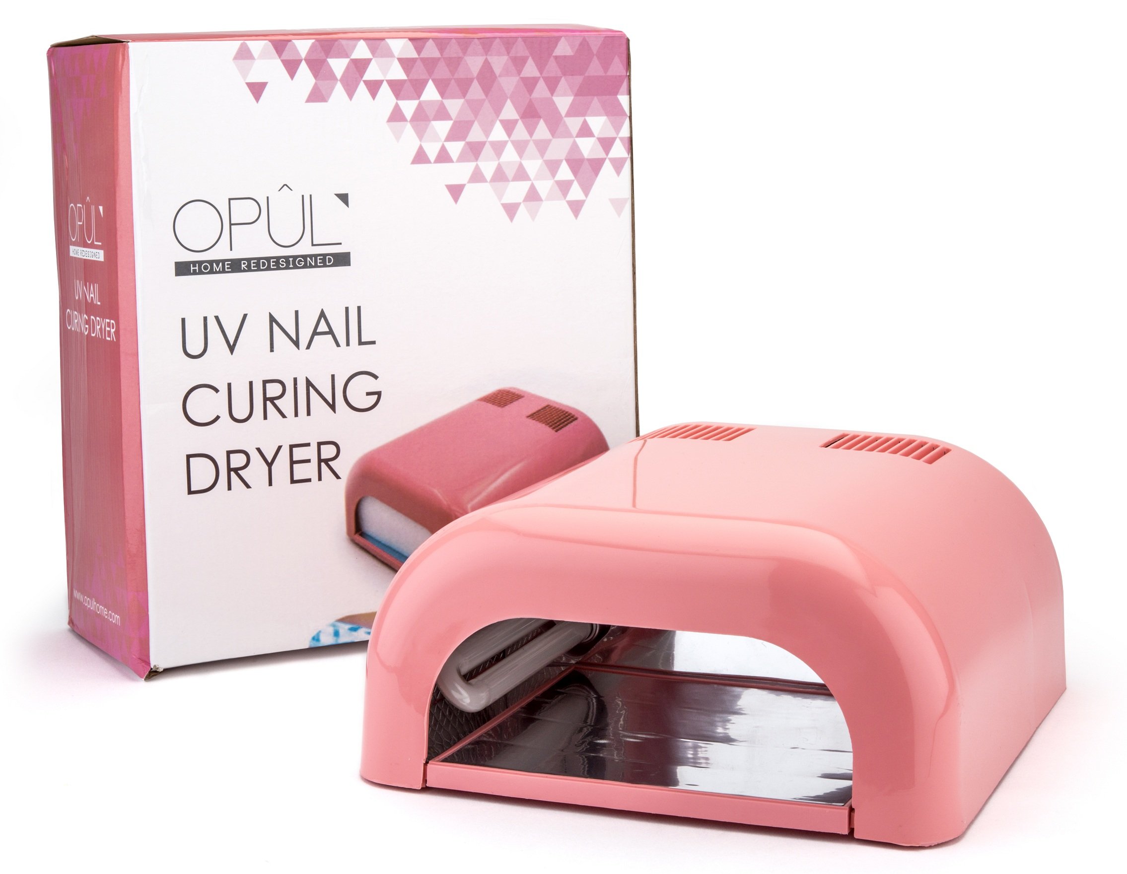 UV Nail Curing Dryer, UV Nail Lamp for Gel Polish, Nail Polish Dryer, 220-240V - 50/HZ, 4x9W UV, 36W UV Nail Dryer Lamp by OPUL