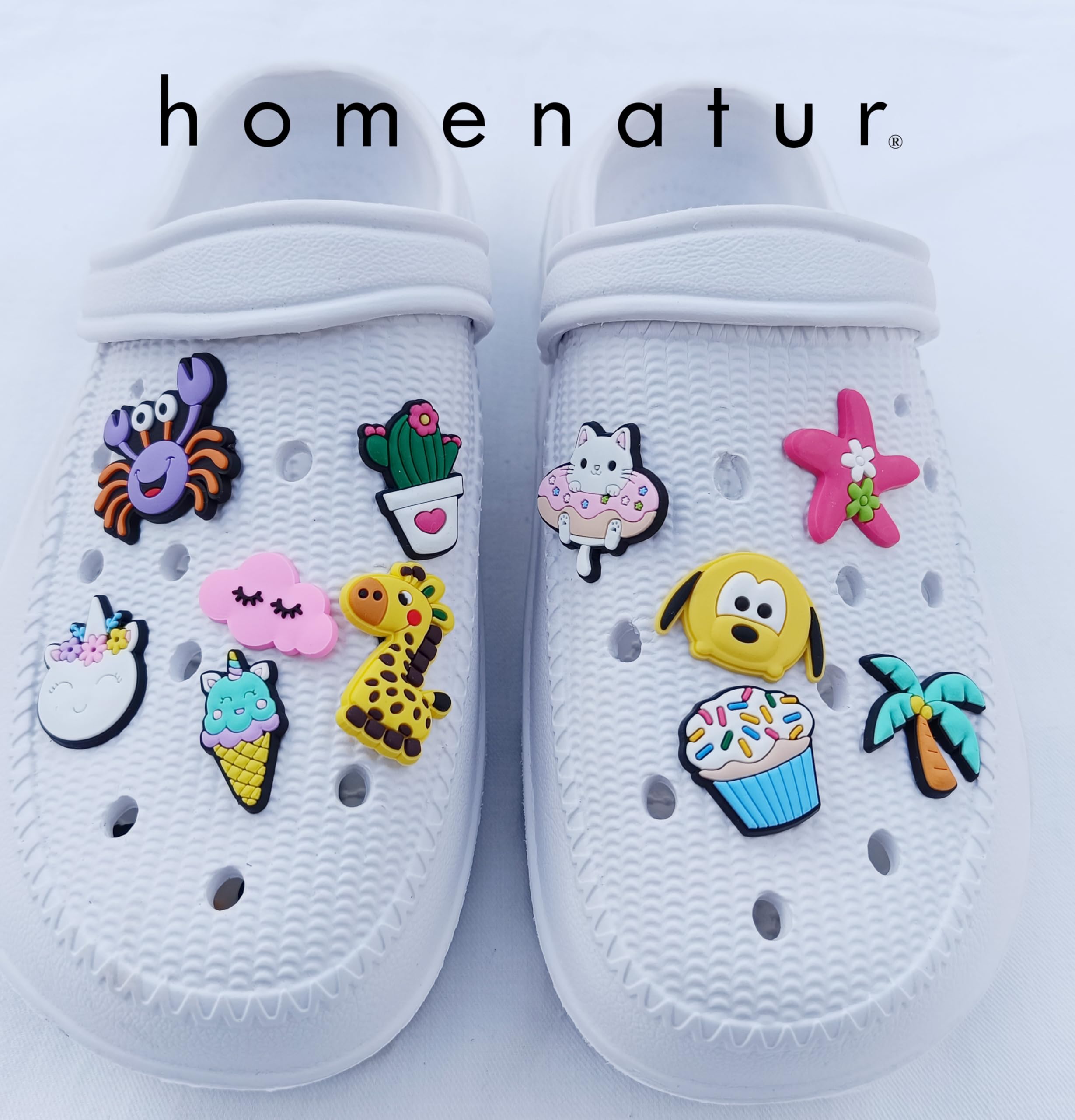 Pines Decorativos para Crocs - 20 Piezas - Shoe Charms - Accesorios para Zapatos - Mujer Hombre Niños