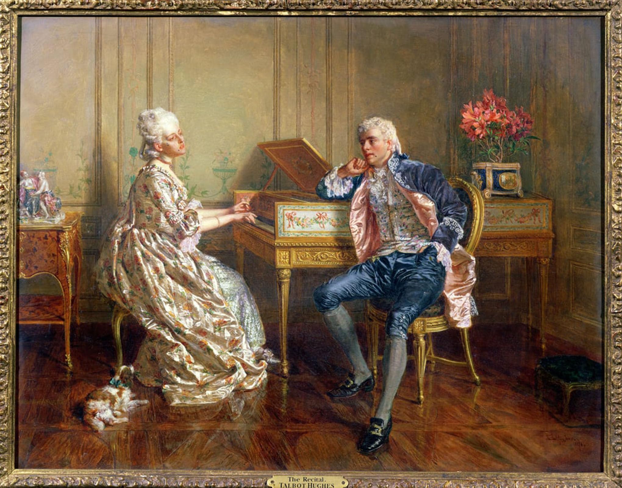 POSTERIIk Vintage Art Print Images Pictures Print the Recital by Famous Artist Modern Colour Posters for Office Home Decor 60x90cm
