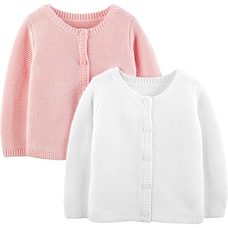 Pack of 2 Baby Girls' Knit Cardigan Sweaters