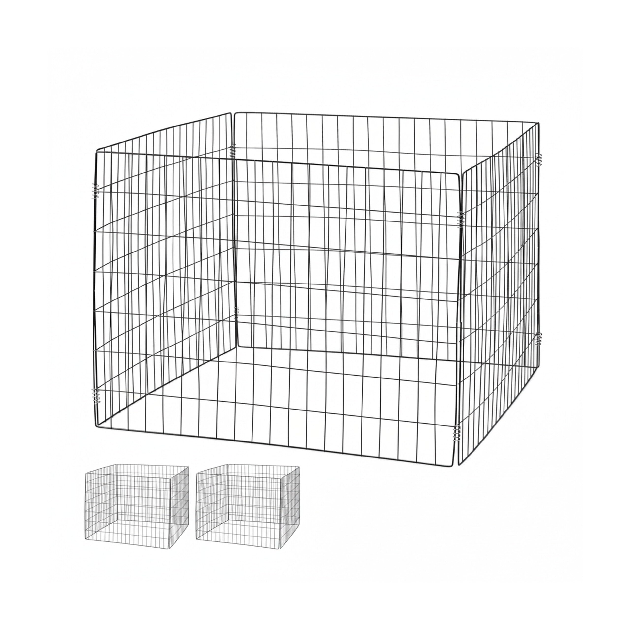 Relaxdays Komposter Metall, 3er Set, Biokomposter Garten, HBT: 70 x 90 x 90 cm, 560 Liter, Drahtkomposter Stahl, schwarz