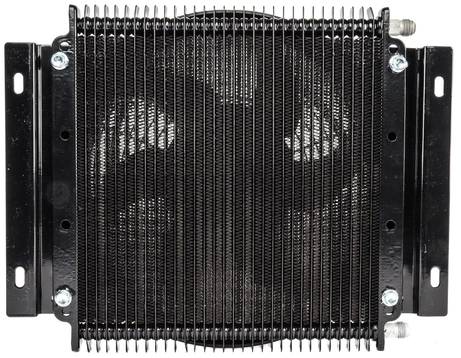 JEGS High Performance Transmission Cooler | 30,000 GVW | Fan Can Be Used As A Pusher Or Puller | 11 inches x 14 inches x 3.75 inches | -6 an Connections