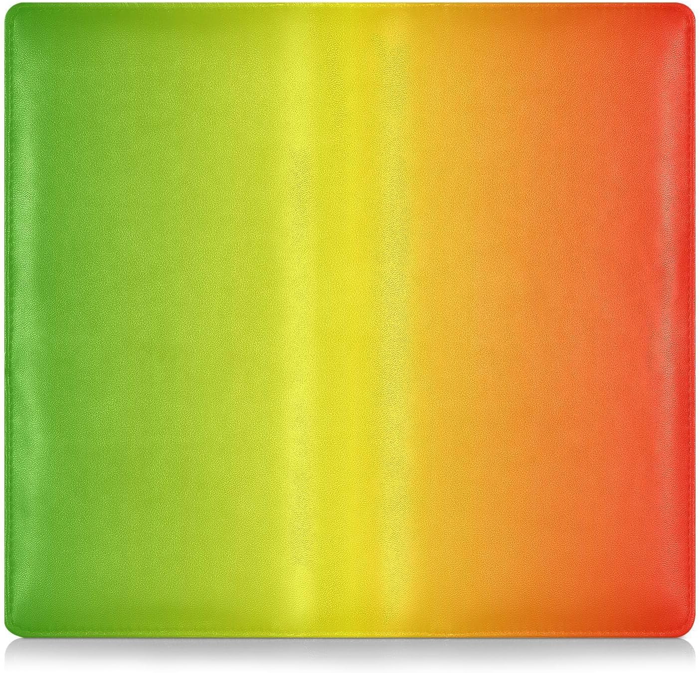 MCHIVER Rainbow Gradient Car Registration and Insurance Holder Lether Vehicle Glove Box Organizer Car Essentials Wallet Case for License Document Card