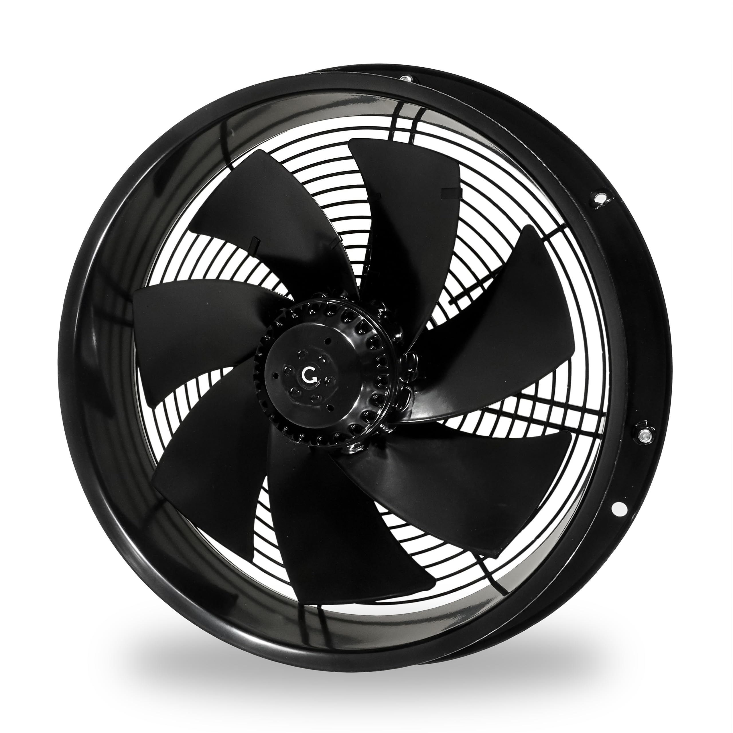 SYSTERM Wandventilator Axialventilator Lüfter mit Kugellagern, Stahl Industrieventilator für Dauerbetrieb Größen 200, 250, 300, 350, 400, 450 mm (aRos 200mm; 780 m3/h)