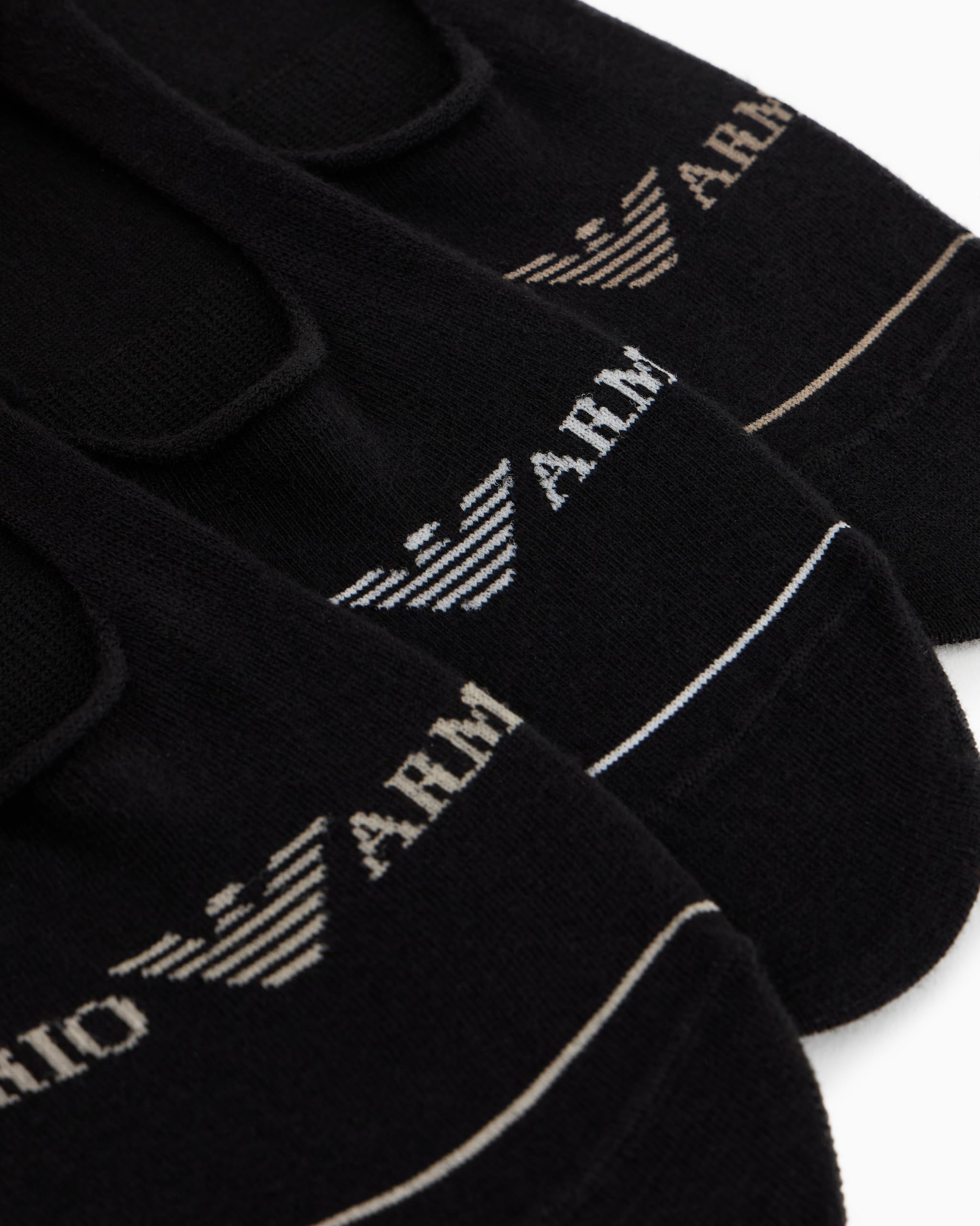 Emporio Armani Men's 3-Pack Invisible Socks