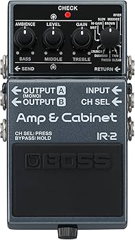 BOSS IR-2 Amp & Cabinet ギターエフェクター Amazon.com: BOSS IR-2 Amp & Cabinet | Premium Amp Emulator
