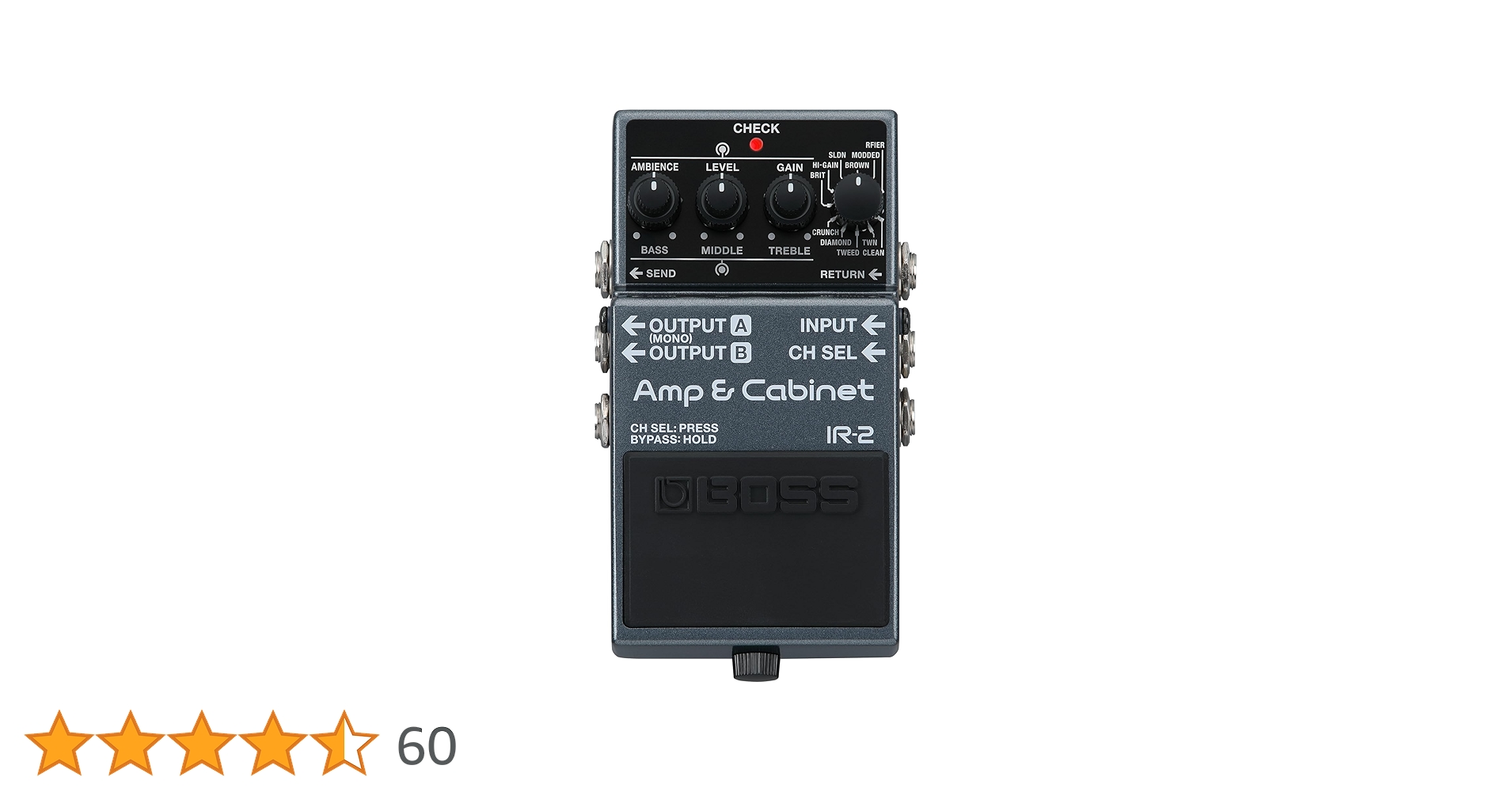 Amazon | BOSS/IR-2 Amp & Cabinet アンプシミュレーター キャビネット