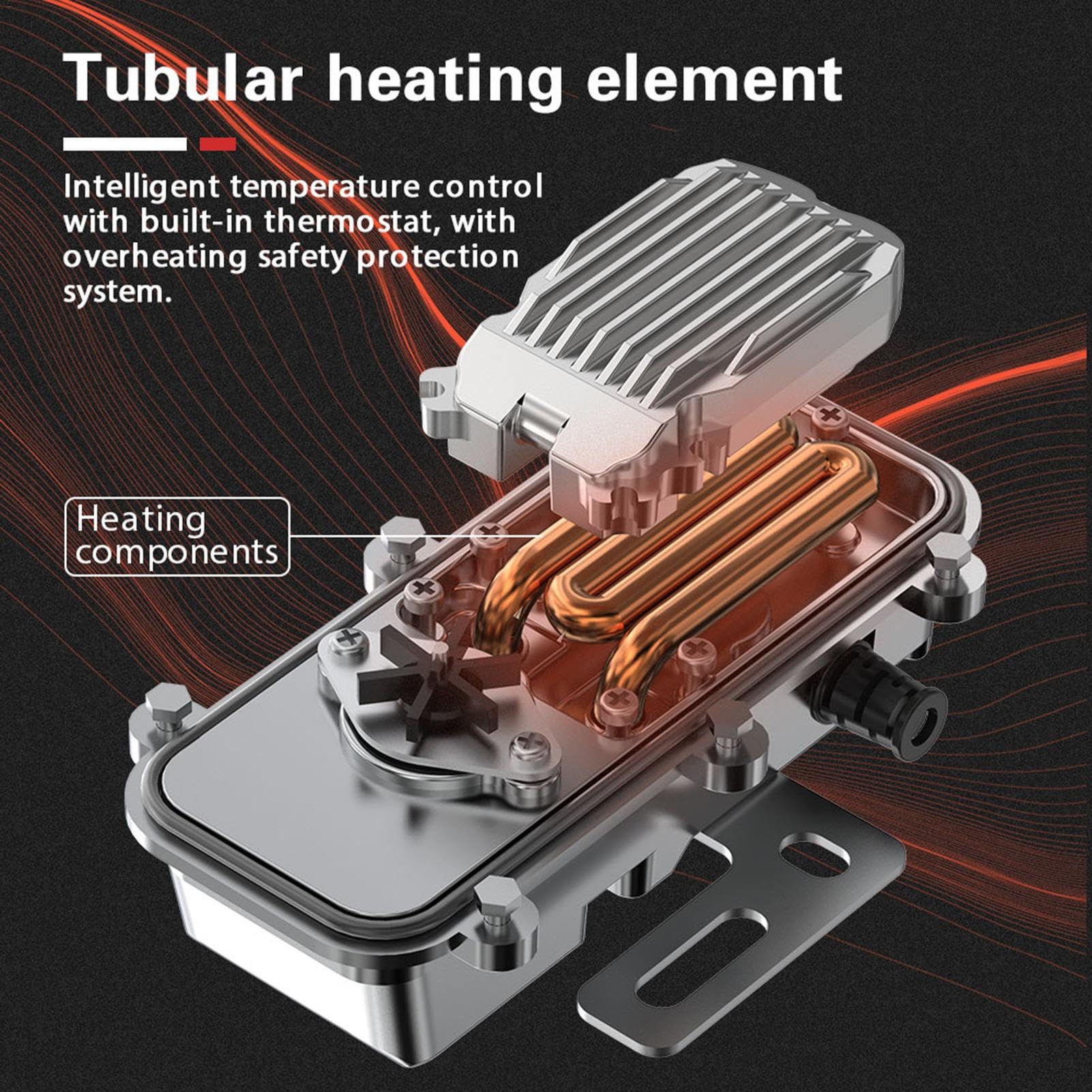 Riscaldatore di Liquido di Raffreddamento Motore, Preriscaldatore del | Motore - Preriscaldatore antigelo 1500 W, Motore ad Olio G-Asoline Extra | per Motori di Riscaldamento Automotive