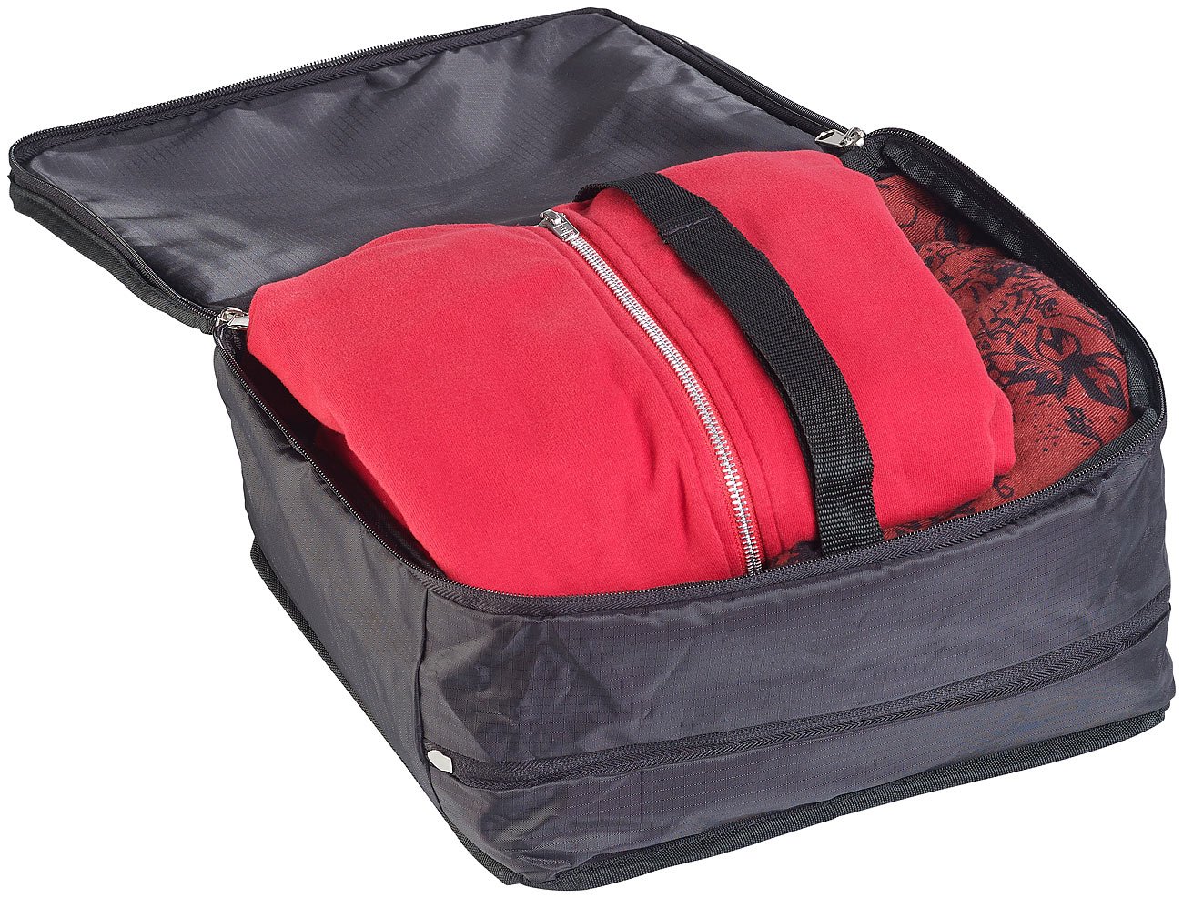 Xcase valigie sistemi di scaffalature: Set di 2 XL- Organizer per Valigia, Cubi da imballaggio appesi, 30 x 64 x 30 cm (Organizer Valigia XXL, da Appendere, Viaggio)