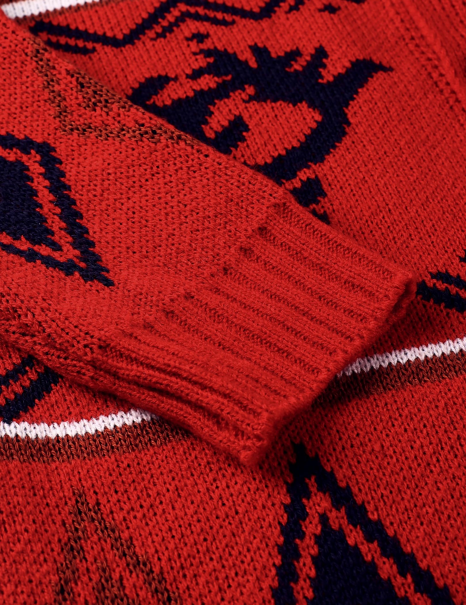 COOFANDY Cardigan natalizio da uomo brutto maglione natalizio renna fiocco di neve collo scialle maglione lavorato a maglia