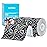OK TAPE PRO Kinesiology Tape, 2inch x Long Roll 16ft Free Cut Tape, Elastic Athletic Tape Therapeutic Latex Free, 2 Rolls Black+White