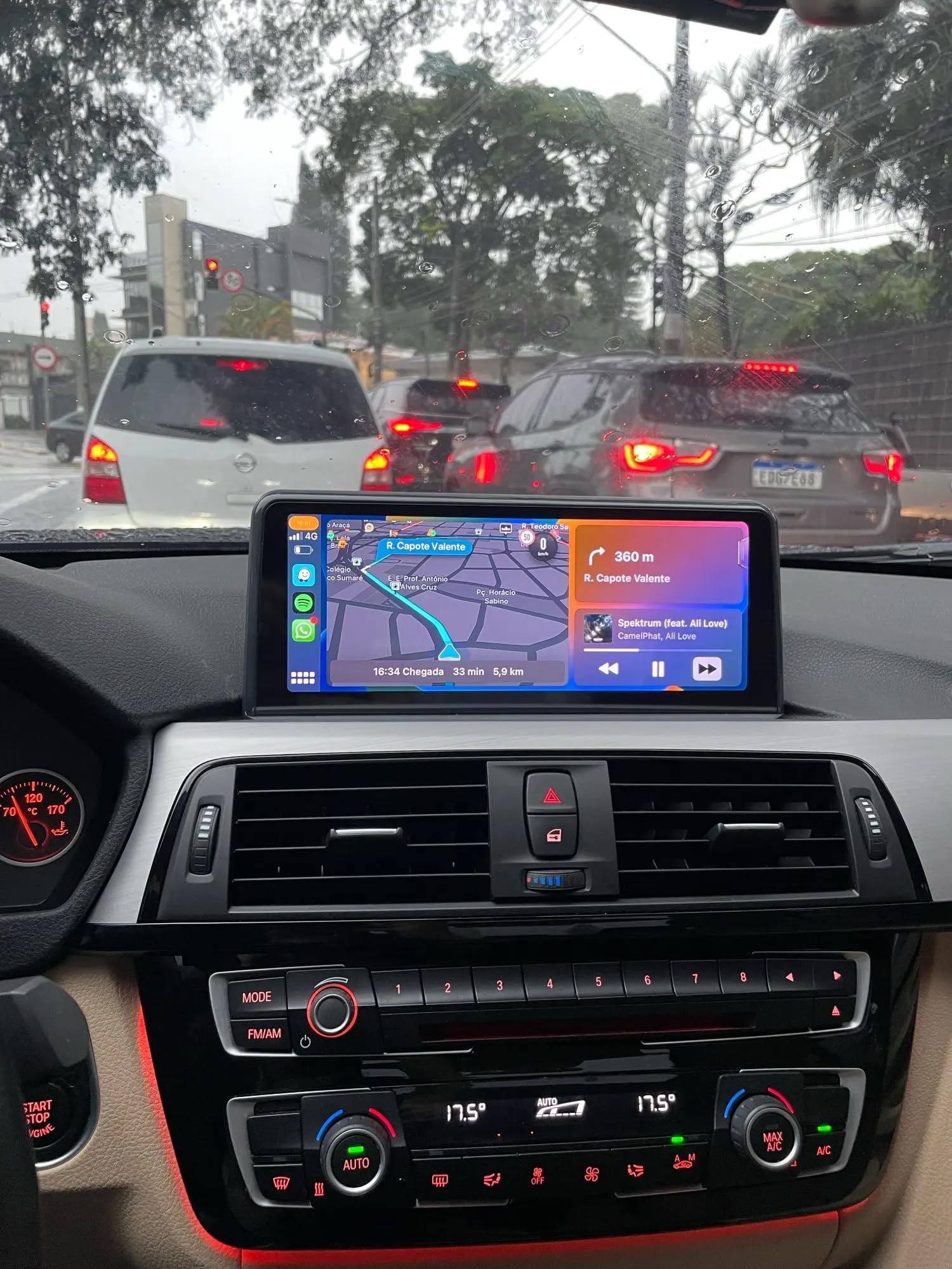 BMW Serie 1 F20 F21 Serie 3 F30 F31 F34 Serie 4 F32 F33 F34 CTB 10.25" CarPlay Android Auto Schermo Touch Retrofit Plug & Play