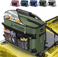 Vista 1 de Dreizack Enfriador de kayak detrás del asiento, enfriador impermeable para kayak, enfriador de tabla de remo, compatible con silla de césped