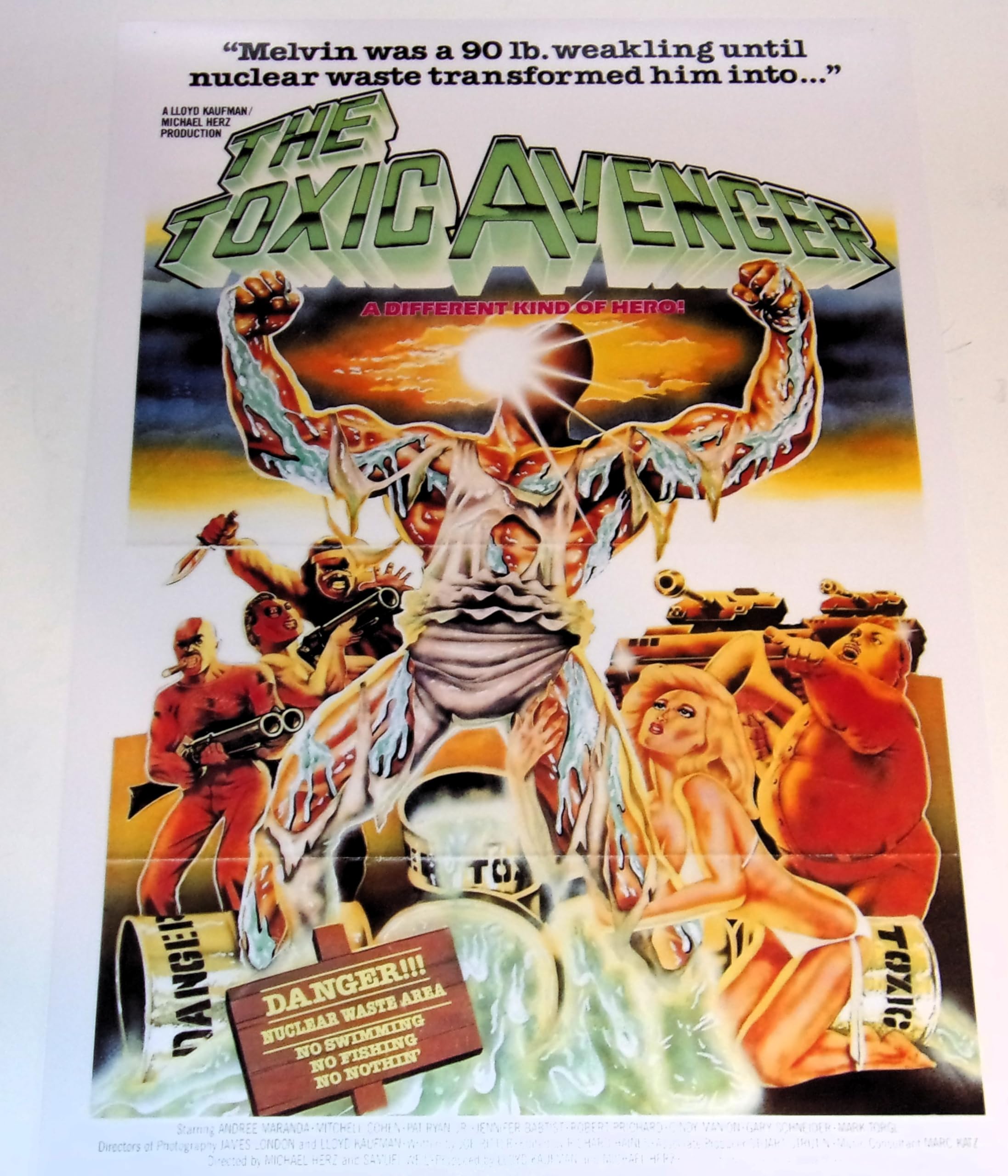 Amazon.com: Cleveland Vinyl The Toxic Avenger 1984 Comedy/Horror