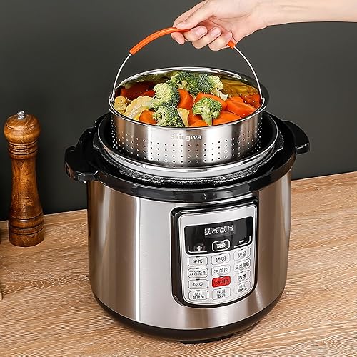 Miniatura 2 de Cesta de vapor para olla instantánea, cesta de vapor de verduras de acero inoxidable para ollas