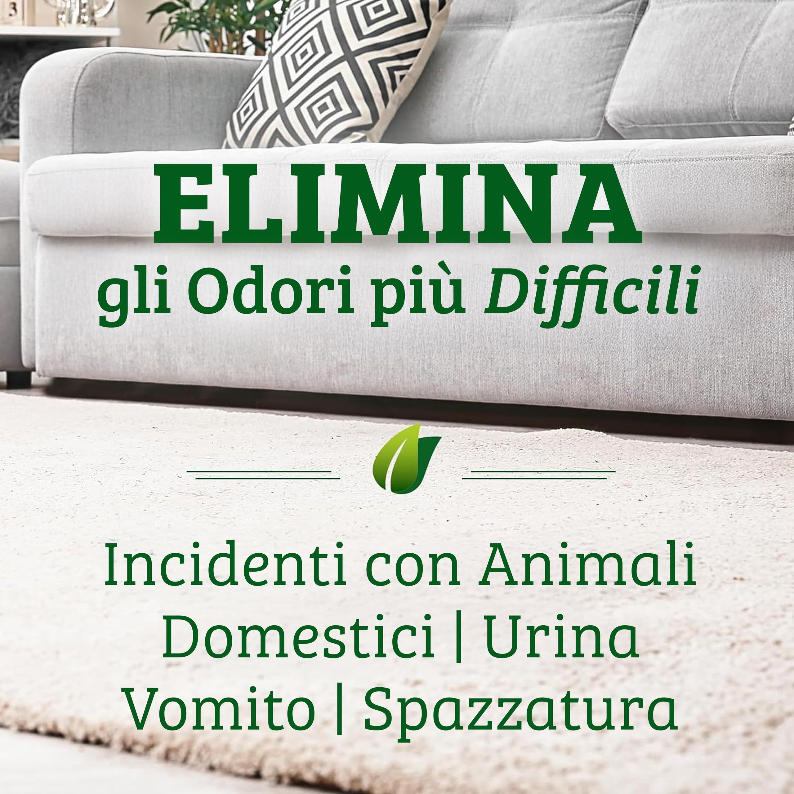 Biokleen Bac-Out - Soluzione per la Pulizia di Tappeti - Rimuovi Odori e Macchie con Enzimi - 3,8 L