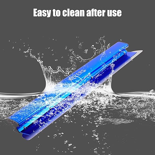 Miniatura 7 de Cuchilla de 32"  80 cm KEZERS, hoja de acero inoxidable de 0.3 mm, cuchilla para alisar y derribar paneles de yeso, aluminio extruido, tablas de