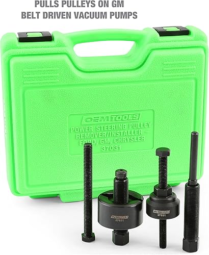 Miniatura 7 de OEMTOOLS Kit de extractor e instalador de poleas de dirección asistida, quita e instala poleas de bomba de dirección asistida en la mayoría de