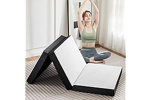 OLIXIS Tri-fold Memory Foam Cot Mattress