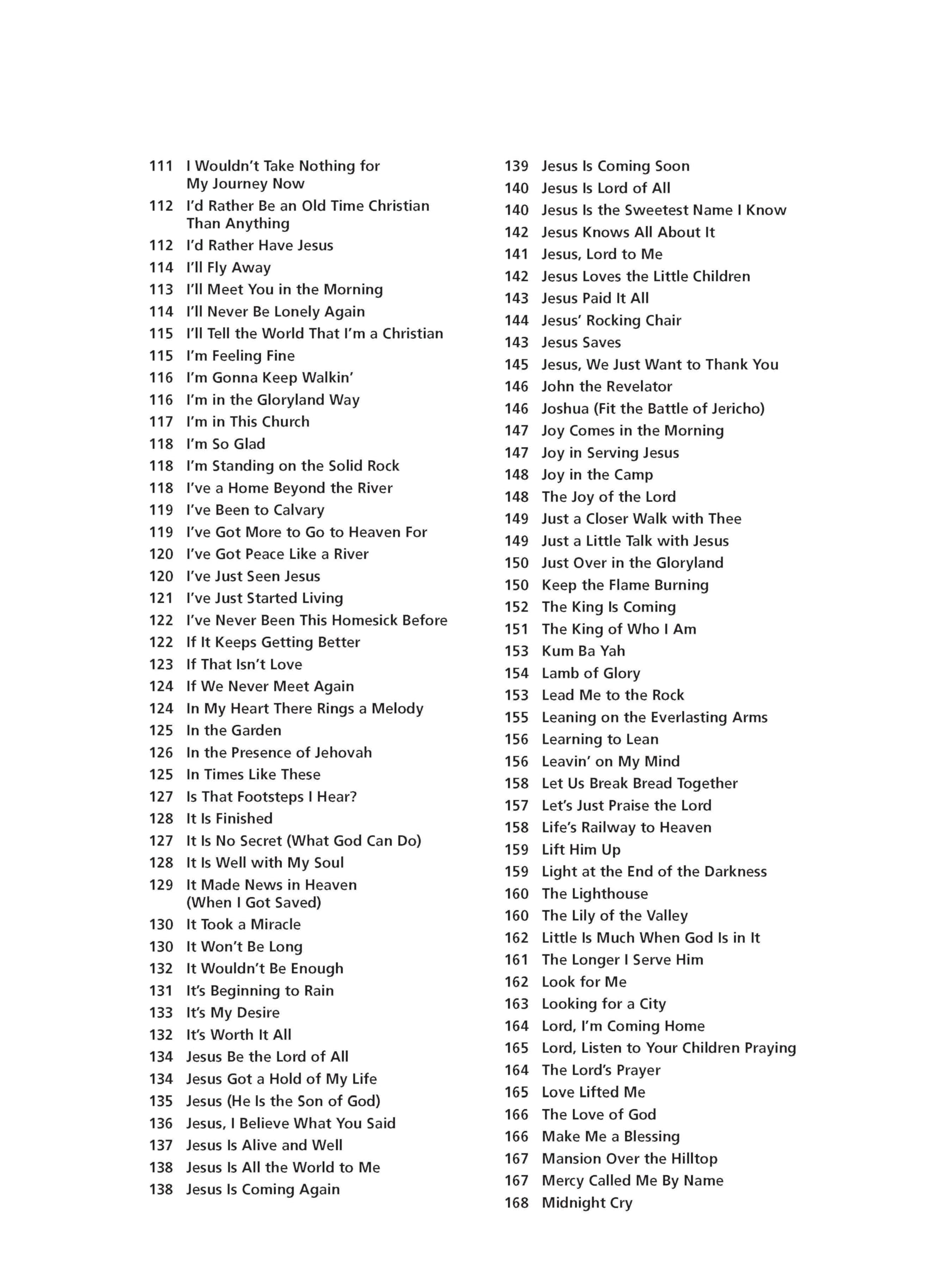 Gospel's greatest