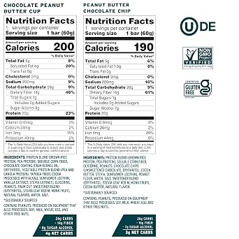 No Cow Vegan Protein Bars, Brand Sampler, 12 Pack