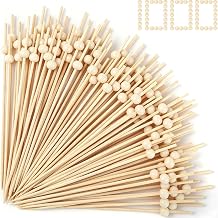 1000PCS Cocktail Picks, Natural Wooden Ball Fancy Toothpicks for Appetizers
