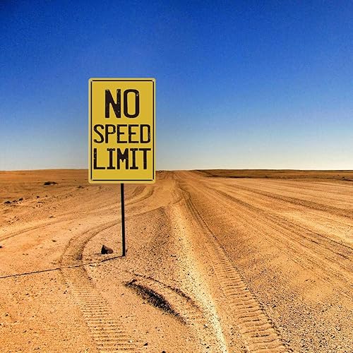 Miniatura 7 de Señales de auto de carreras sin límite de velocidad, letreros de metal vintage para habitación de niños, cueva de hombre, habitación temática