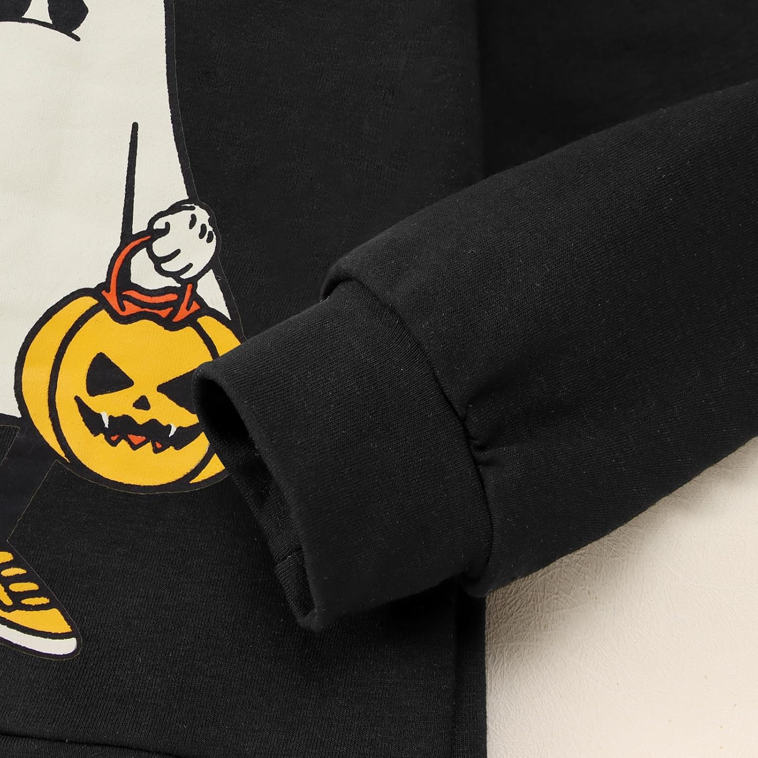 Toddler Baby Girls Halloween Sweatshirt Bowknot Ghost Pumpkin Long Sleeve Shirt Crewneck Pullover Spooky Season Top - Image 6