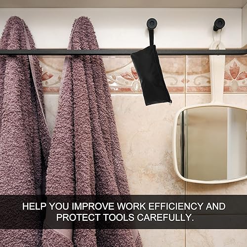 Miniatura 4 de Bolsa de herramientas de capacidad, bolsa de herramientas de tela Oxford, almacenamiento con cremallera para todas las herramientas, bolso portátil