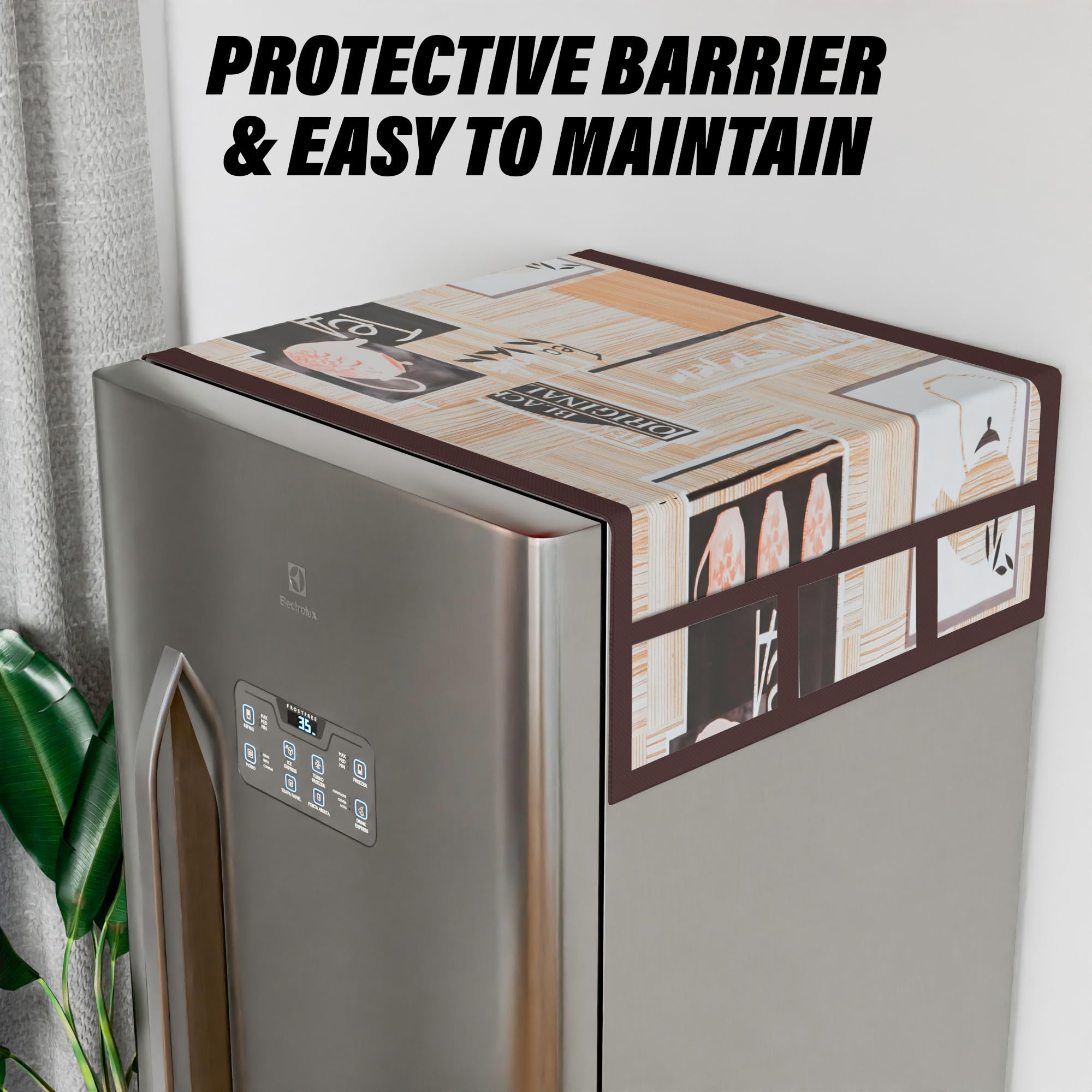 Fridge Top Cover - Protect & Organize with Kuber -4