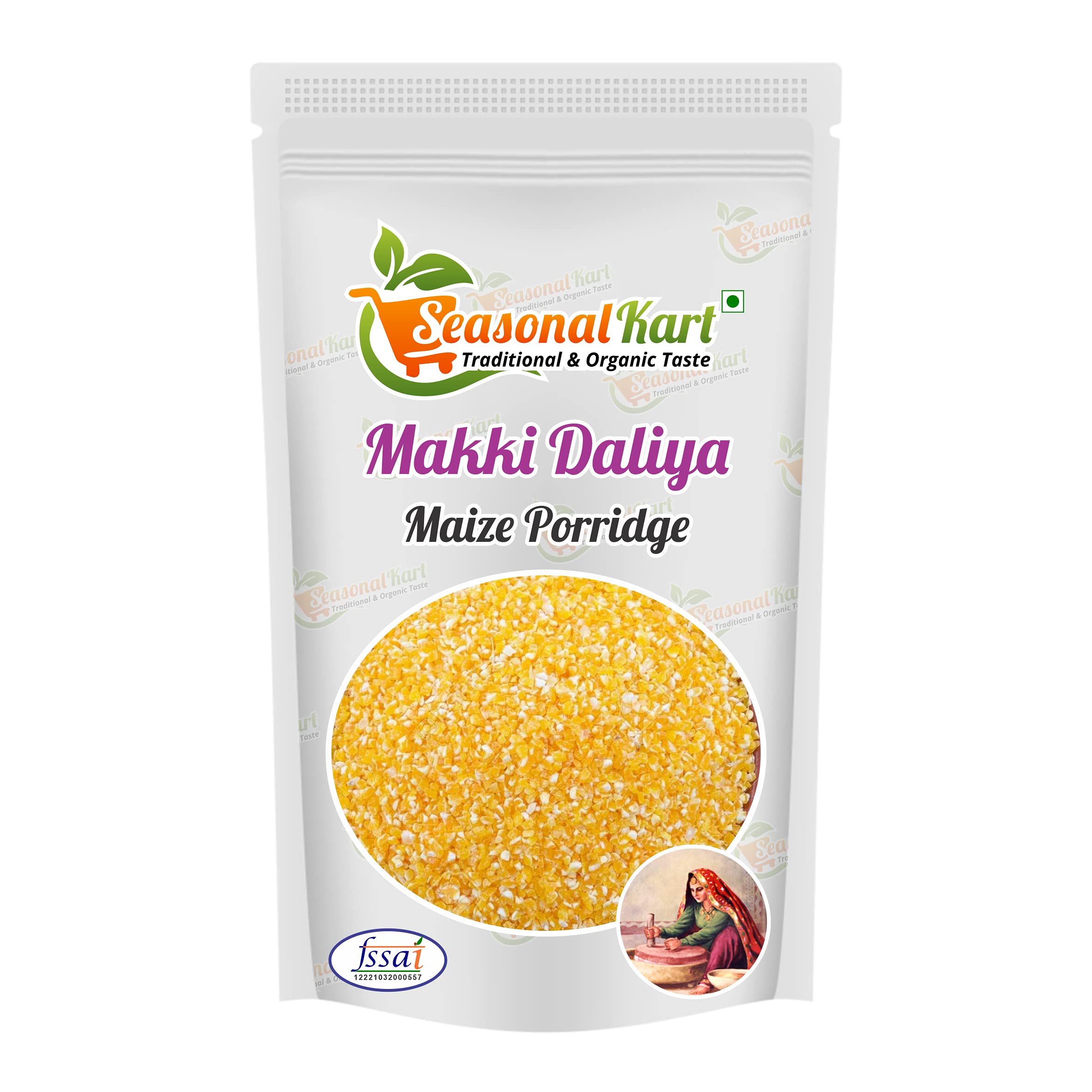 Seasonal Kart Makki Daliya/Makai ka Daliya|Homemade Daliya 3 Kg | Healthy and Tasty Breakfast| Cereal for Breakfast | Chemical & Pesticides Free | Naturally Gluten-free| 100% Natural & Vegan | (B09GFCWGS4) Amazon Price History, Amazon Price Tracker