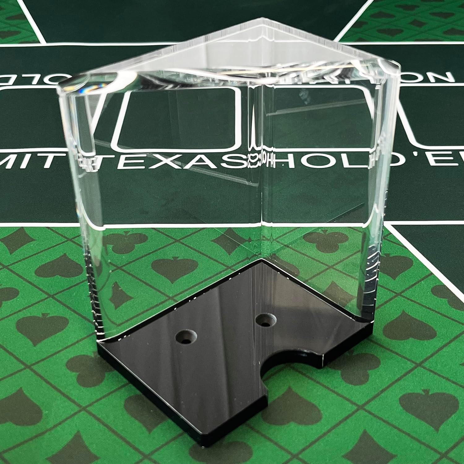 SEETOOOGAMES Blackjack Cards Discard Tray - Clear Acrylic Playing Cards Holder - Casino Blackjack Poker Game Accessories