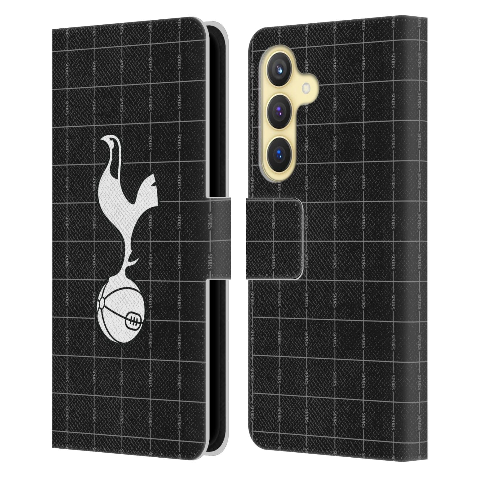 Samsung S24 étui cuir Tottenham Hotspur design épuré