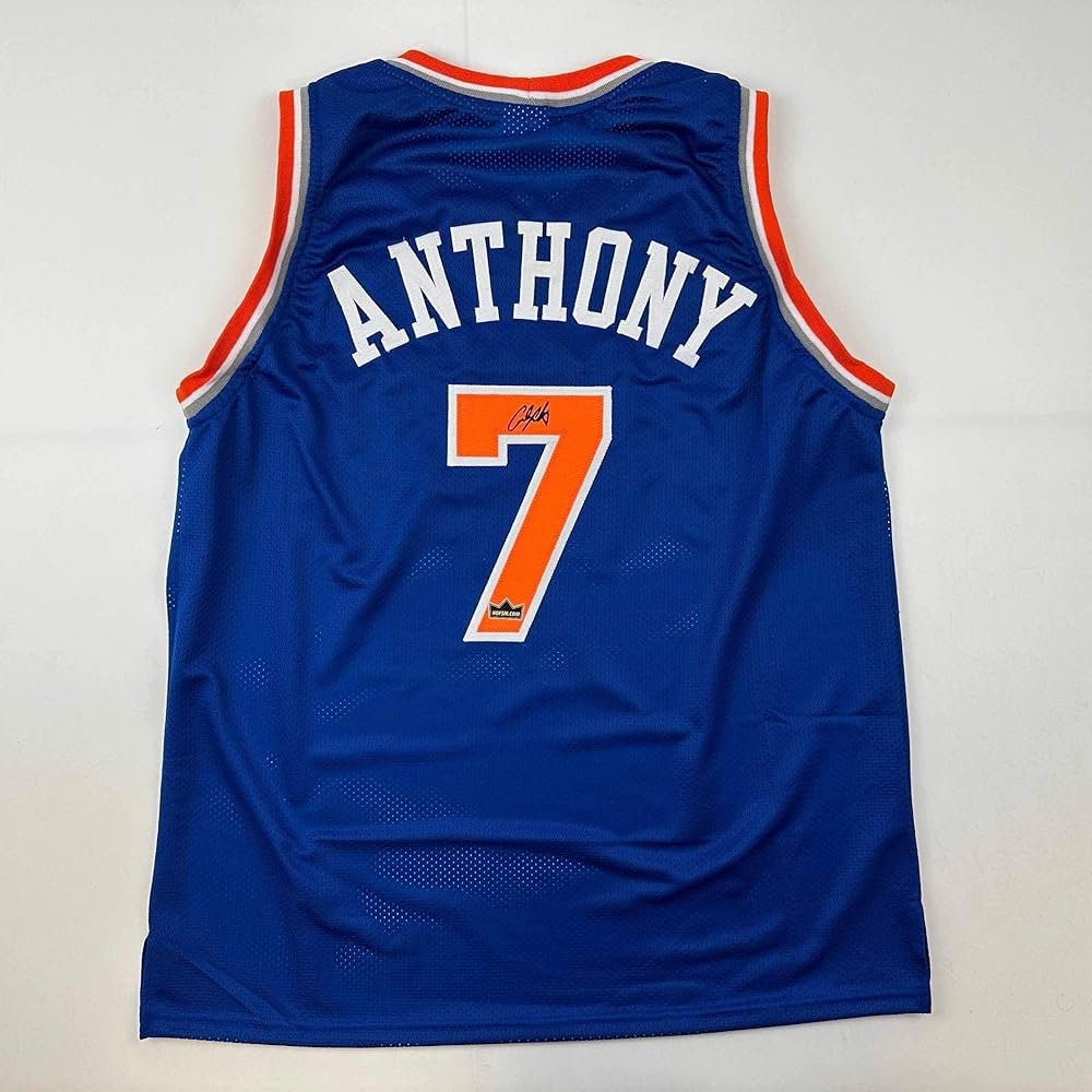 NBA Carmelo Anthony サイン入り写真 Shop Fanatics Authentic Carmelo Anthony New York Knicks