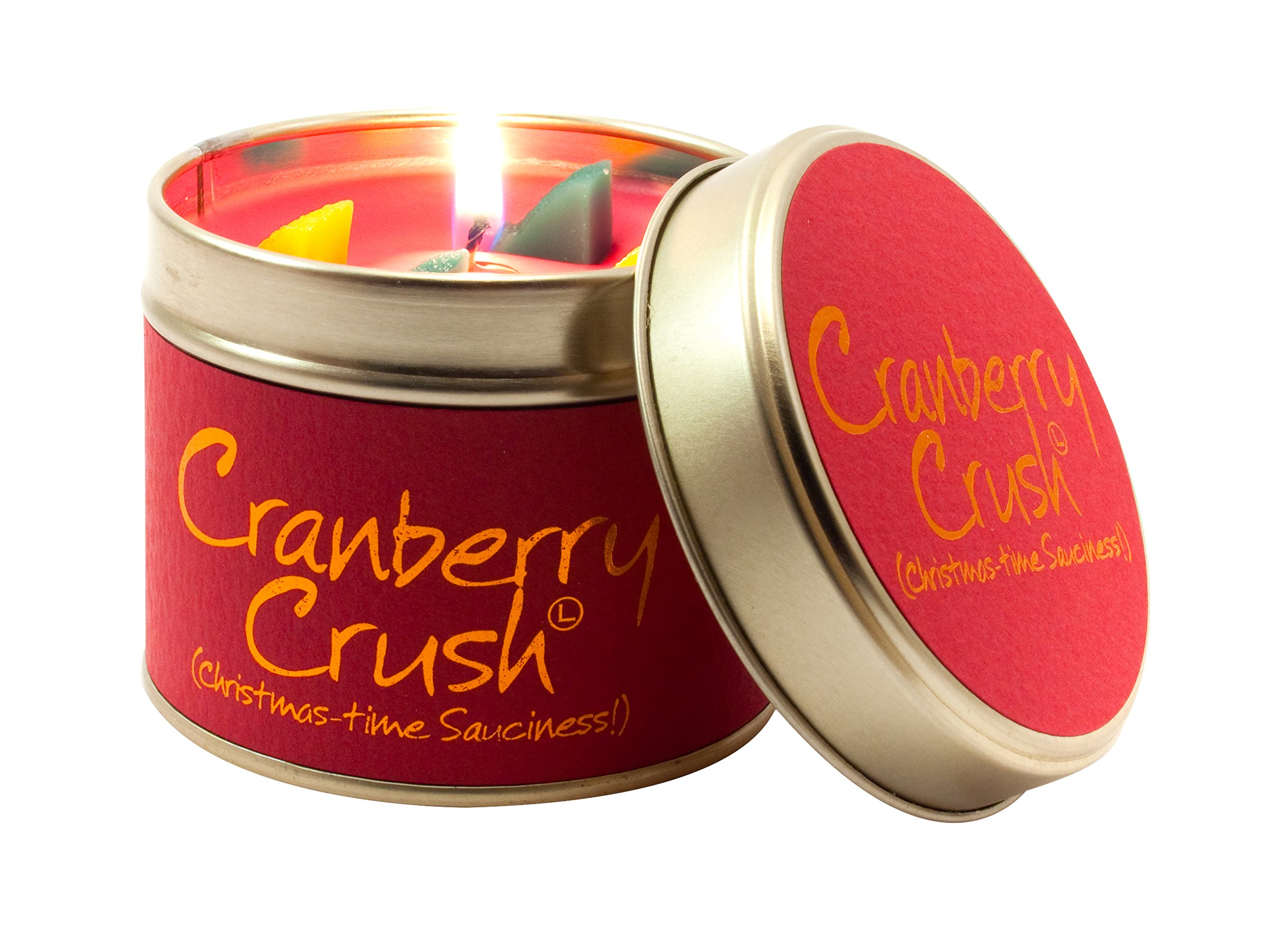 Lily-Flame Cranberry Crush Tin, Red
